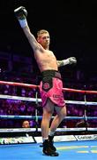 6 August 2022; Chris Jenkins before his welterweight bout against Tyrone McKenna at SSE Arena in Belfast. Photo by Ramsey Cardy/Sportsfile