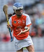 7 August 2022; Jennifer Curry of Armagh during the Glen Dimplex All-Ireland Premier Junior Camogie Championship Final match between Antrim and Armagh at Croke Park in Dublin. Photo by Piaras Ó Mídheach/Sportsfile