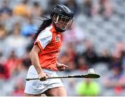 7 August 2022; Michelle McArdle of Armagh during the Glen Dimplex All-Ireland Premier Junior Camogie Championship Final match between Antrim and Armagh at Croke Park in Dublin. Photo by Piaras Ó Mídheach/Sportsfile