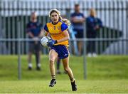 3 August 2022; Edel McNamara of Clare during the ZuCar All-Ireland Ladies Football Minor ‘C’ Championship Final match between Clare and Wicklow at Kinnegad GAA club in Kinnegad, Westmeath. Photo by Piaras Ó Mídheach/Sportsfile