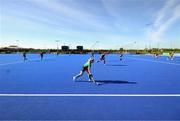 8 August 2022; A general view of the action at the Sport Ireland Campus during the women's hockey international match between Ireland and France at the Sport Ireland Campus in Dublin. Photo by Stephen McCarthy/Sportsfile