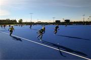 8 August 2022; A general view of the action at the Sport Ireland Campus during the women's hockey international match between Ireland and France at the Sport Ireland Campus in Dublin. Photo by Stephen McCarthy/Sportsfile