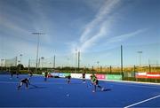 8 August 2022; A general view of the action at the Sport Ireland Campus during the women's hockey international match between Ireland and France at the Sport Ireland Campus in Dublin. Photo by Stephen McCarthy/Sportsfile