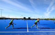 8 August 2022; A general view of the action at the Sport Ireland Campus during the women's hockey international match between Ireland and France at the Sport Ireland Campus in Dublin. Photo by Stephen McCarthy/Sportsfile