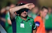 8 August 2022; Ireland head coach Sean Dancer during the women's hockey international match between Ireland and France at the Sport Ireland Campus in Dublin. Photo by Stephen McCarthy/Sportsfile