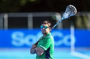 8 August 2022; Ireland head coach Sean Dancer during the women's hockey international match between Ireland and France at the Sport Ireland Campus in Dublin. Photo by Stephen McCarthy/Sportsfile