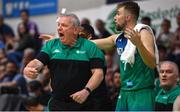 3 July 2022; Ireland head coach Mark Keenan during the FIBA EuroBasket 2025 Pre-Qualifier First Round Group A match between Ireland and Switzerland at National Basketball Arena in Dublin. Photo by Ramsey Cardy/Sportsfile