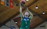 3 July 2022; CJ Fulton of Ireland during the FIBA EuroBasket 2025 Pre-Qualifier First Round Group A match between Ireland and Switzerland at National Basketball Arena in Dublin. Photo by Ramsey Cardy/Sportsfile