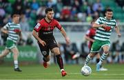 24 June 2022; Jordan Doherty of Bohemians during the SSE Airtricity League Premier Division match between Shamrock Rovers and Bohemians at Tallaght Stadium in Dublin. Photo by Ramsey Cardy/Sportsfile