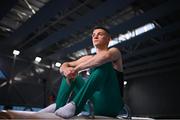 9 August 2022; At an event showcasing Gymnastics Ireland’s Men’s team who are competing in the upcoming 2022 European Championships in Munich is Rhys McClenaghan, 23, of the Gymnastics Ireland Men’s Senior team, at the National Gymnastics Training Centre on the  Sport Ireland Campus in Dublin. Photo by Stephen McCarthy/Sportsfile