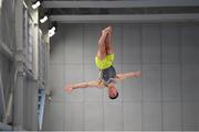 9 August 2022; At an event showcasing Gymnastics Ireland’s Men’s team who are competing in the upcoming 2022 European Championships in Munich is Eamon Montgomery, 19, of the Gymnastics Ireland Men’s Senior team, at the National Gymnastics Training Centre on the  Sport Ireland Campus in Dublin. Photo by Stephen McCarthy/Sportsfile
