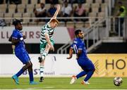 9 August 2022; Rory Gaffney of Shamrock Rovers has a shot on goal during the UEFA Europa League third qualifying round second leg match between Shkupi and Shamrock Rovers at Arena Todor Proeski in Skopje, North Macedonia. Photo by Ognen Teofilovski/Sportsfile