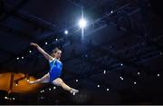 10 August 2022; Sara King of Slovenia on the balance beam before the European Championships 2022 at Olympiahalle in Munich, Germany. Photo by Ben McShane/Sportsfile