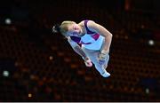 10 August 2022; Maria Rowinska of Poland practices her Floor Exercises before the European Championships 2022 at Olympiahalle in Munich, Germany. Photo by Ben McShane/Sportsfile