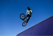 10 August 2022; Ryan Henderson of Ireland practices on the BMX Track at Olympiaberg before the European Championships 2022 in Munich, Germany. Photo by David Fitzgerald/Sportsfile