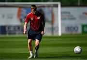 10 August 2022; Chris Forrester during a St Patrick's Athletic training session at Tallaght Stadium in Dublin. Photo by Harry Murphy/Sportsfile