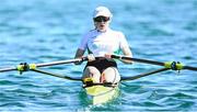 11 August 2022; Aoife Casey of Ireland competing in the Women's Lightweight Single Sculls qualifying during day 1 of the European Championships 2022 at the Olympic Regatta Centre in Munich, Germany. Photo by David Fitzgerald/Sportsfile
