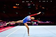 11 August 2022; Naomi Visser of Netherlands competes in the Women's Floor Excercise during day 1 of the European Championships 2022 at the Olympiahalle in Munich, Germany. Photo by Ben McShane/Sportsfile