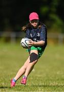 11 August 2022; Isabelle O'Keeffe during the Bank of Ireland Leinster Rugby Summer Camp at Newbridge RFC in Kildare. Photo by Harry Murphy/Sportsfile