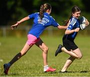11 August 2022; Evie Morrisey during the Bank of Ireland Leinster Rugby Summer Camp at Newbridge RFC in Kildare. Photo by Harry Murphy/Sportsfile