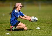11 August 2022; Nora Mahon during the Bank of Ireland Leinster Rugby Summer Camp at Newbridge RFC in Kildare. Photo by Harry Murphy/Sportsfile