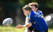 11 August 2022; Ben O'Grady during the Bank of Ireland Leinster Rugby Summer Camp at Tallaght RFC in Dublin. Photo by Harry Murphy/Sportsfile