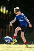 11 August 2022; Rian Byrne during the Bank of Ireland Leinster Rugby Summer Camp at Tallaght RFC in Dublin. Photo by Harry Murphy/Sportsfile