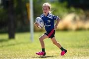 11 August 2022; Evie Gahan during the Bank of Ireland Leinster Rugby Summer Camp at Tallaght RFC in Dublin. Photo by Harry Murphy/Sportsfile
