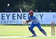 11 August 2022; Hashmatullah Shahidi of Afghanistan during the Men's T20 International match between Ireland and Afghanistan at Stormont in Belfast. Photo by Sam Barnes/Sportsfile