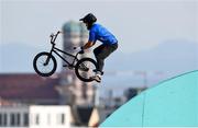 11 August 2022; Francesco Mongillo of Italy competing in the Cycling BMX Freestyle qualification round during day 1 of the European Championships 2022 at Olympiaberg in Munich, Germany. Photo by David Fitzgerald/Sportsfile