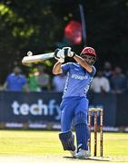 11 August 2022; Naveen ul Haq Murid of Afghanistan during the Men's T20 International match between Ireland and Afghanistan at Stormont in Belfast. Photo by Sam Barnes/Sportsfile