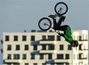 11 August 2022; Ryan Henderson of Ireland competing in the Cycling BMX Freestyle qualification round during day 1 of the European Championships 2022 at Olympiaberg in Munich, Germany. Photo by David Fitzgerald/Sportsfile