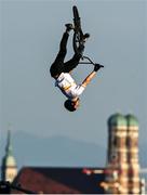 11 August 2022; Daniel Peñafiel Fernandez of Spain competing in the Cycling BMX Freestyle qualification round during day 1 of the European Championships 2022 at Olympiaberg in Munich, Germany. Photo by David Fitzgerald/Sportsfile