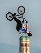 11 August 2022; Daniel Peñafiel Fernandez of Spain competing in the Cycling BMX Freestyle qualification round during day 1 of the European Championships 2022 at Olympiaberg in Munich, Germany. Photo by David Fitzgerald/Sportsfile