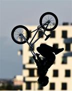 11 August 2022; Ryan Henderson of Ireland competing in the Cycling BMX Freestyle qualification round during day 1 of the European Championships 2022 at Olympiaberg in Munich, Germany. Photo by David Fitzgerald/Sportsfile