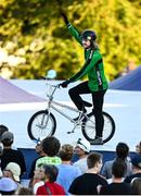 11 August 2022; Ryan Henderson of Ireland after competing in the Cycling BMX Freestyle qualification round during day 1 of the European Championships 2022 at Olympiaberg in Munich, Germany. Photo by David Fitzgerald/Sportsfile