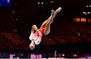 11 August 2022; Selina Kickenger of Austria competes in the Women's Floor Exercise during day 1 of the European Championships 2022 at the Olympiahalle in Munich, Germany. Photo by Ben McShane/Sportsfile