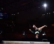 11 August 2022; Halle Hilton of Ireland competes in the Women's Balance Beam during day 1 of the European Championships 2022 at the Olympiahalle in Munich, Germany. Photo by Ben McShane/Sportsfile