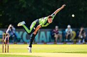 12 August 2022; Fionn Hand of Ireland during the Men's T20 International match between Ireland and Afghanistan at Stormont in Belfast. Photo by Ramsey Cardy/Sportsfile
