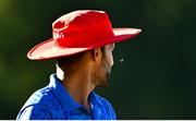 12 August 2022; Azmatullah Omarzai of Afghanistan during the Men's T20 International match between Ireland and Afghanistan at Stormont in Belfast. Photo by Ramsey Cardy/Sportsfile