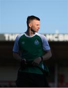 12 August 2022; Andy Lyons of Shamrock Rovers before the SSE Airtricity League Premier Division match between Derry City and Shamrock Rovers at The Ryan McBride Brandywell Stadium in Derry. Photo by Stephen McCarthy/Sportsfile