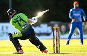 12 August 2022; Fionn Hand of Ireland during the Men's T20 International match between Ireland and Afghanistan at Stormont in Belfast. Photo by Ramsey Cardy/Sportsfile