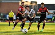 12 August 2022; Ryan O'Kane of Dundalk is fouled by Jordan Doherty of Bohemians during the SSE Airtricity League Premier Division match between Bohemians and Dundalk at Dalymount Park in Dublin. Photo by Sam Barnes/Sportsfile
