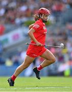 7 August 2022; Fiona Keating of Cork during the Glen Dimplex All-Ireland Senior Camogie Championship Final match between Cork and Kilkenny at Croke Park in Dublin. Photo by Seb Daly/Sportsfile