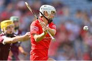 7 August 2022; Cliona Healy of Cork during the Glen Dimplex All-Ireland Intermediate Camogie Championship Final match between Cork and Galway at Croke Park in Dublin. Photo by Seb Daly/Sportsfile