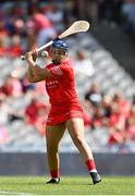 7 August 2022; Cork goalkeeper Stefanie Beausang during the Glen Dimplex All-Ireland Intermediate Camogie Championship Final match between Cork and Galway at Croke Park in Dublin. Photo by Seb Daly/Sportsfile