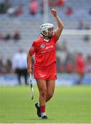 7 August 2022; Rachel O’Shea of Cork during the Glen Dimplex All-Ireland Intermediate Camogie Championship Final match between Cork and Galway at Croke Park in Dublin. Photo by Seb Daly/Sportsfile