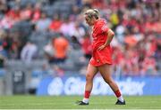 7 August 2022; Rachel O’Shea of Cork after her side's defeat in the Glen Dimplex All-Ireland Intermediate Camogie Championship Final match between Cork and Galway at Croke Park in Dublin. Photo by Seb Daly/Sportsfile