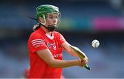 7 August 2022; Hannah Looney of Cork during the Glen Dimplex All-Ireland Senior Camogie Championship Final match between Cork and Kilkenny at Croke Park in Dublin. Photo by Seb Daly/Sportsfile