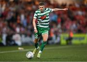 12 August 2022; Sean Gannon of Shamrock Rovers during the SSE Airtricity League Premier Division match between Derry City and Shamrock Rovers at The Ryan McBride Brandywell Stadium in Derry. Photo by Stephen McCarthy/Sportsfile